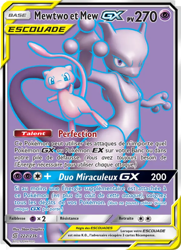 Mewtwo et Mew GX