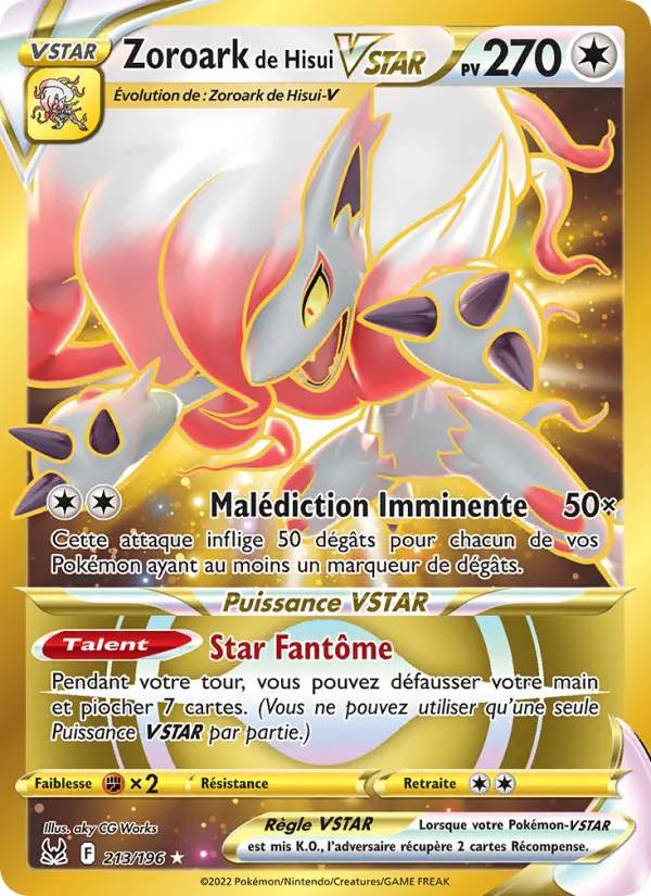 Zoroark de Hisui VSTAR