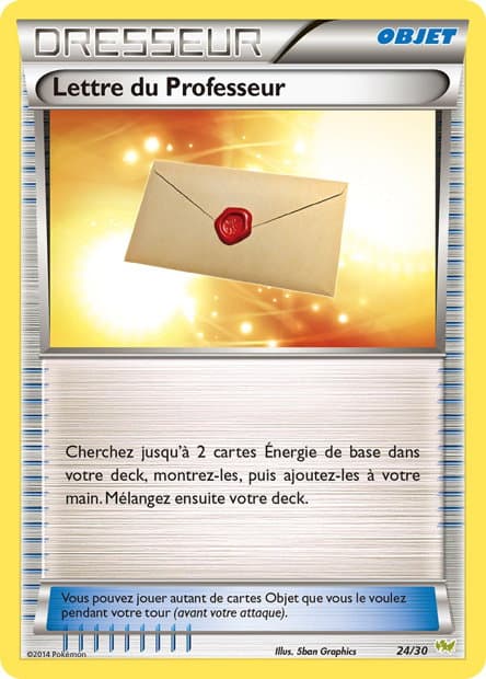 Lettre du Professeur